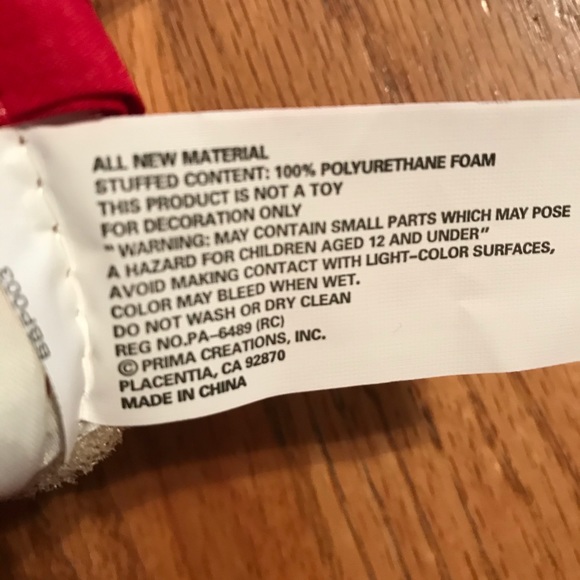 NWOT Red & Green Plaid Snowman Christmas Stocking - Picture 9 of 9